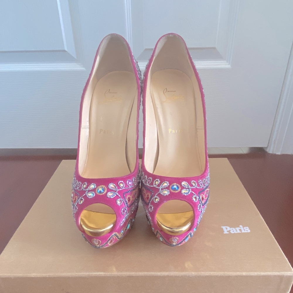 Pink Bollywood’s louboutin